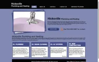 Hicksville Plumbing and Heating website