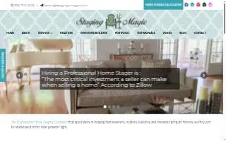 Staging Magic of Hicksville website