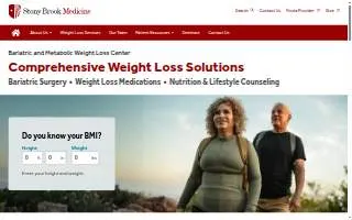 Bariatric and Metabolic Weight Loss Center of Holbrook website