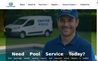 Empire Pools, Inc. of Holbrook website