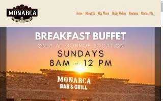 Monarca Bar & Grill website