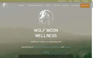 Wolf Moon Wellness website