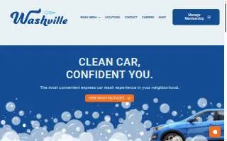 Washville Car Wash of Chicopee website