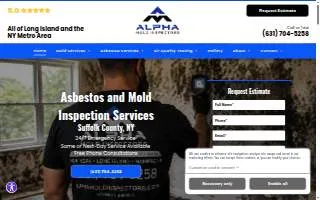 Alpha Mold Inspectors website