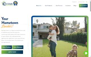 Contour Mortgage - Huntington website