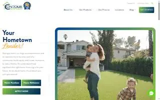 Contour Mortgage - Huntington website