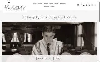 Elana Goodridge Photography of Huntington website