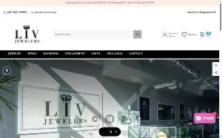 LIV Jewelers of Huntington website