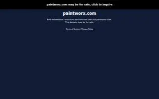Paintworx of Huntington website