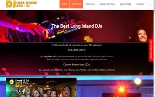 DJ Long Island NYC website