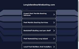 Long Island Marble Dusting