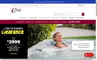 Clover Home Leisure website