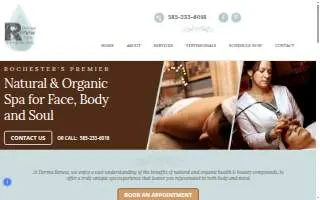 Derma Renew Spa website