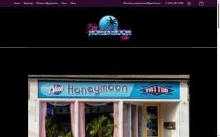 Blue Honeymoon Tattoo website