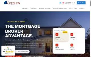 Coltrain Mortgage of Islip website