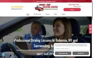 Stress-Free Driving School Inc of Islip website