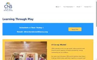 Community Nursery School of Ithaca website