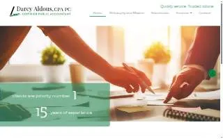 Darcy Aldous CPA website