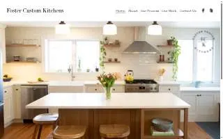 Foster Custom Kitchens website