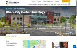 Guthrie Ithaca City Harbor Audiology website