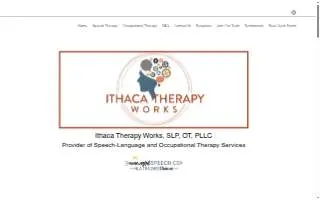 Ithaca Therapy Works, SLP, OT, PLLC website