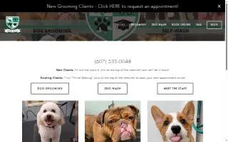 No Barks About It website