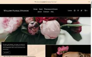 Willow Floral Studios website