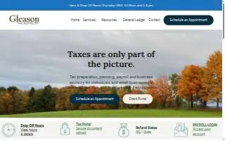 Gleason Tax Advisory website