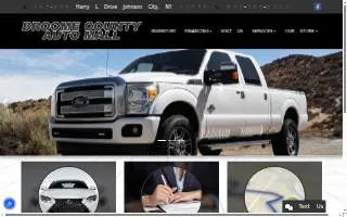 Broome County Auto Mall website