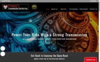 Croteau's Transmission Services of Endicott website