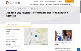 Guthrie Johnson City Physical Performance and Rehabilitation