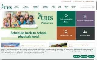 UHS Cardiac Rehabilitation Binghamton General Hospital website