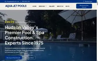 Aqua Jet Pools & Spas website