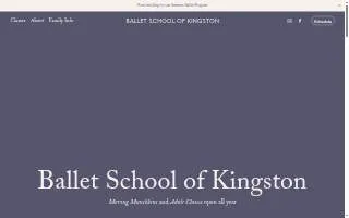 Ballet School of Kingston website