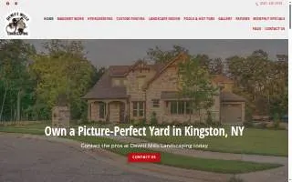 Dewitt Mills Landscaping website