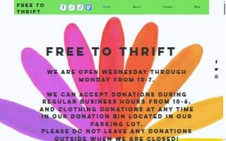 Free to Thrift website