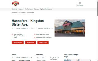 Hannaford Pharmacy