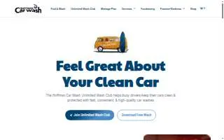 Hoffman Car Wash of Albany website