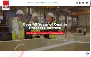 LHV Precast Inc website