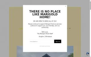 Marigold Home, Inc. website
