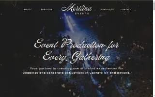 Merilina Events website