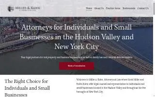Miller & Kahn, Attorneys at Law website