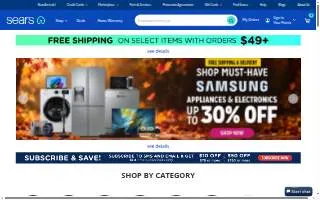 Sears Appliance Repair of Meridian website