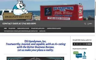 DS Handymen of Lackawanna website