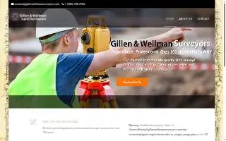 Gillen & Wellman Surveyors website