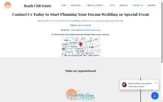 Beach Club Estate of Lake Grove website