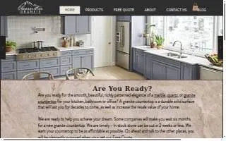 Granite Web Design website