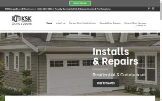 KsK Garage Doors of Lake Grove website