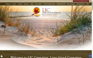 LIC Cremation Service of Lake Grove website
