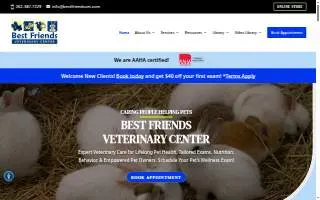 Best Friends Veterinary Care of Lake Ronkonkoma website